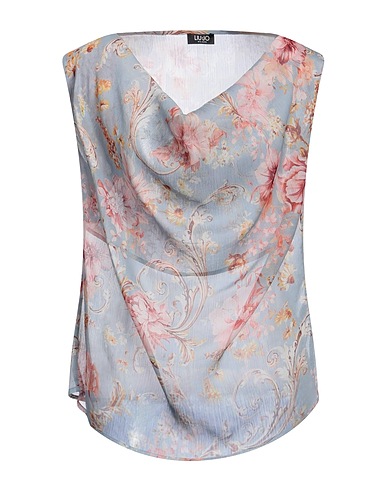 LIU •JO Top Light grey 100% Polyester