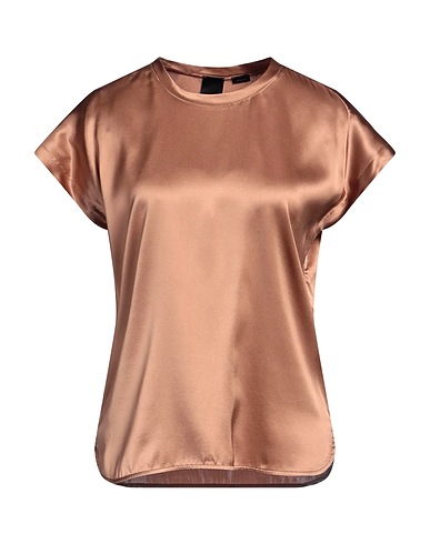 PINKO Top Bronzo 94% Seta, 6% Elastan
