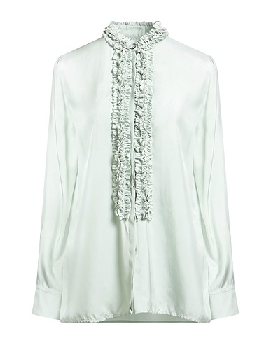 JIL SANDER Camicie Verde chiaro 100% Viscosa