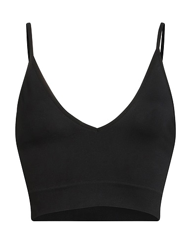 RICK OWENS Top Black 95% Polyamide, 5% Elastane