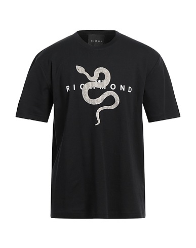JOHN RICHMOND T-shirt Black 100% Cotton