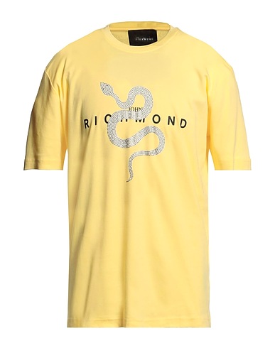 JOHN RICHMOND T-shirt Yellow 100% Cotton