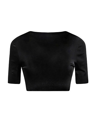 THE ROW Crop top Black 100% Polyester