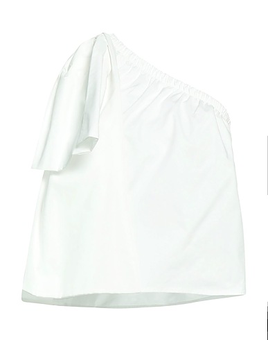 HAVEONE One-shoulder top White 100% Cotton