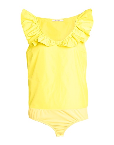 MALÌPARMI TOPWEAR Giallo 100% Poliestere, Poliammide, Elastan