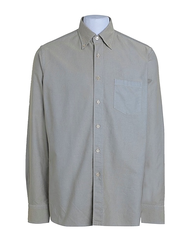 ALESSANDRO GHERARDI Solid color shirt Beige 100% Cotton