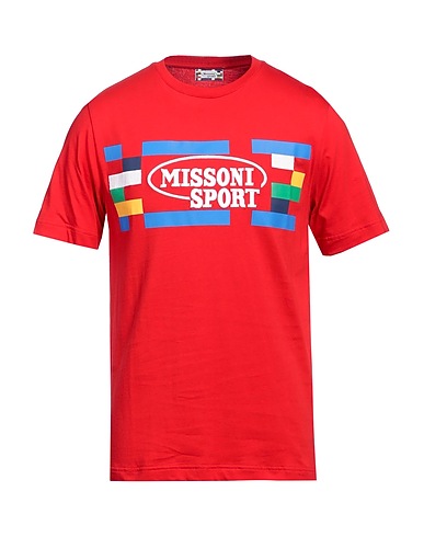 MISSONI T-shirt Red 100% Cotton