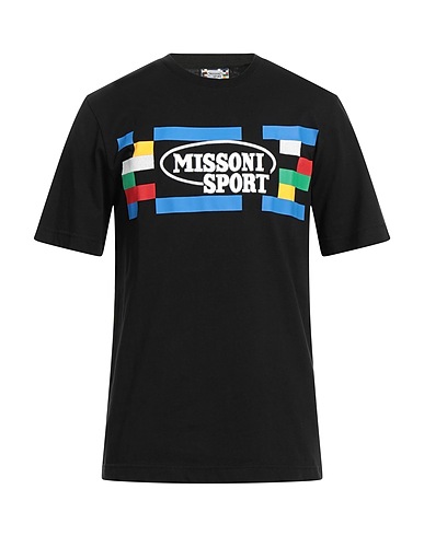 MISSONI T-Shirt Schwarz 100% Baumwolle