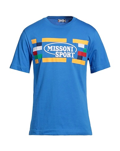 MISSONI T-shirt Blue 100% Cotton