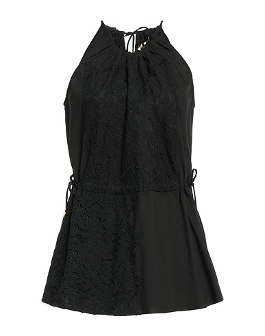 ACTITUDE by TWINSET Top Black 67% Cotton, 30% Polyester, 3% Elastane, Polyamide