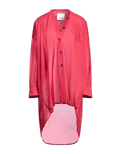 ERIKA CAVALLINI Solid colour shirts & blouses Magenta 67% Cotton, 33% Silk