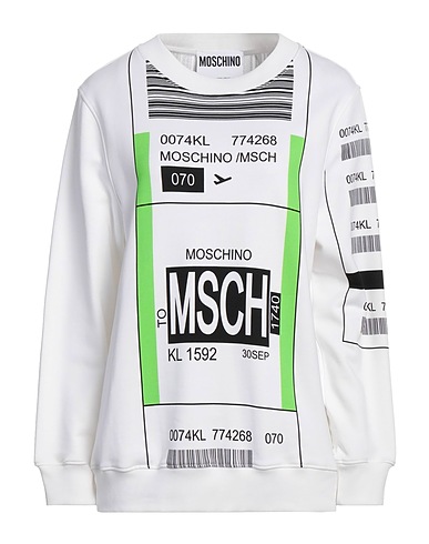 MOSCHINO Sweatshirt White 100% Cotton
