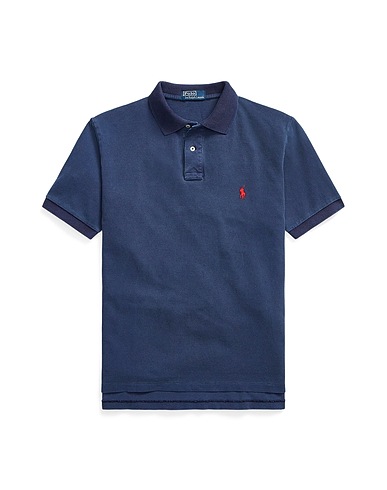 POLO RALPH LAUREN Polo shirt Navy blue 100% Cotton