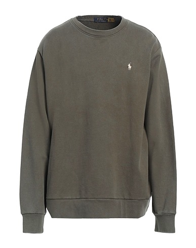 POLO RALPH LAUREN Sweatshirt Military green 100% Cotton