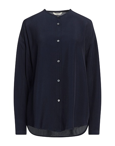BARENA Solid colour shirts & blouses Midnight blue 100% Viscose