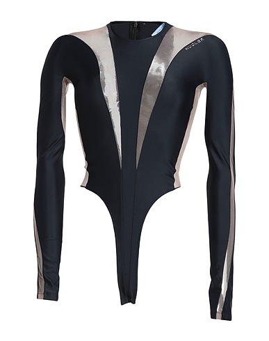 MUGLER TOPS & TEES Black 78% Polyamide, 22% Elastane