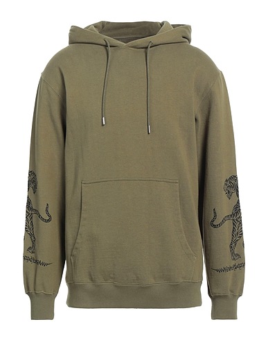 MAHARISHI Felpa Verde militare 100% Cotone organico