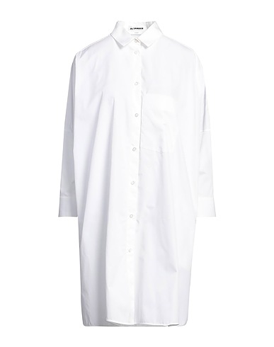JIL SANDER Solid colour shirts & blouses White 100% Cotton