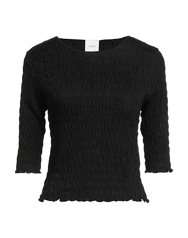 PATOU Top Black 100% Cotton