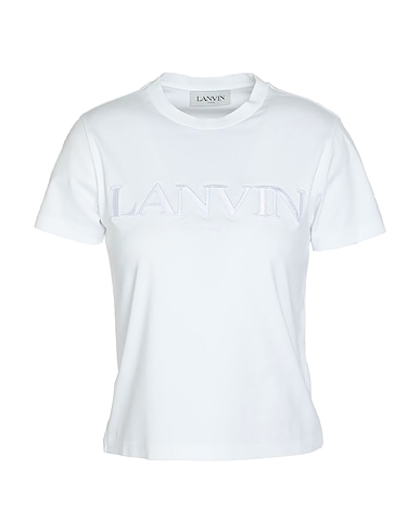 LANVIN T-shirt 100% Cotton, Polyester, Elastane