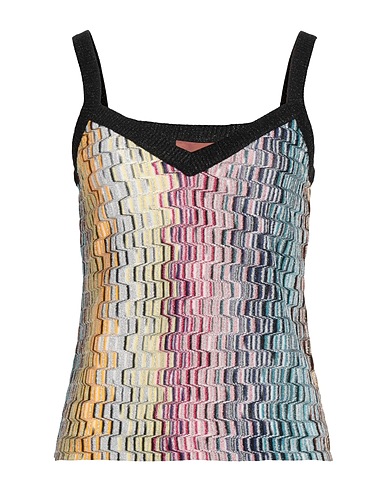 MISSONI Top Yellow 60% Viscose, 25% Cupro, 15% Polyester