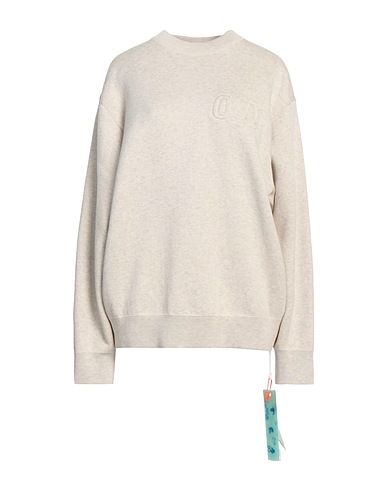 OFF-WHITE™ Sweater Cream 97% Cotton, 2% Polyamide, 1% Elastane