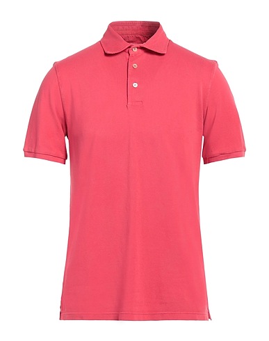 FEDELI Polo shirt Magenta 100% Cotton