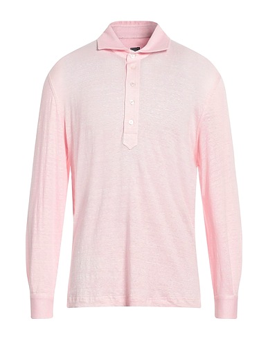 FEDELI Polo shirt 97% Linen, 3% Elastane