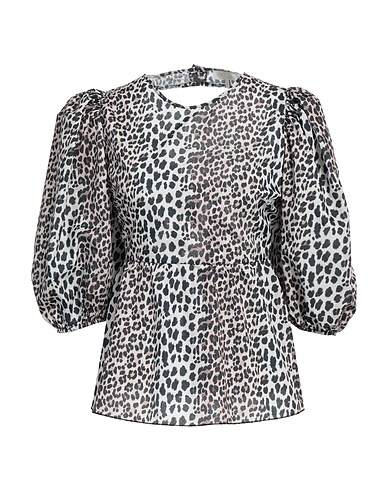 NOTES DU NORD Top Ivory 99% Polyester, 1% Elastane