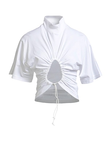 ALAÏA T-shirt White 100% Cotton, Lambskin