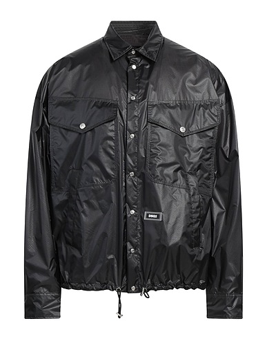 DSQUARED2 Checked shirt Black 100% Nylon