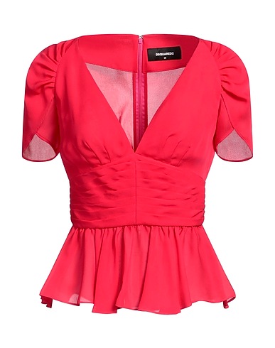 DSQUARED2 Silk top Fuchsia 100% Silk