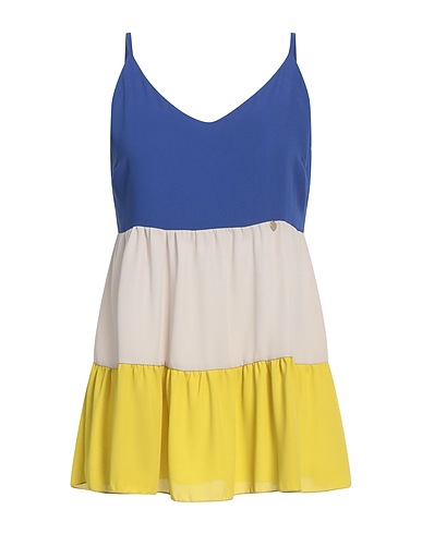 CARLA MONTANARINI Top Blue 100% Polyester
