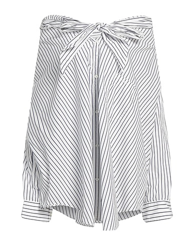 BALENCIAGA Shirts & blouses with bow White 100% Cotton, Polyester