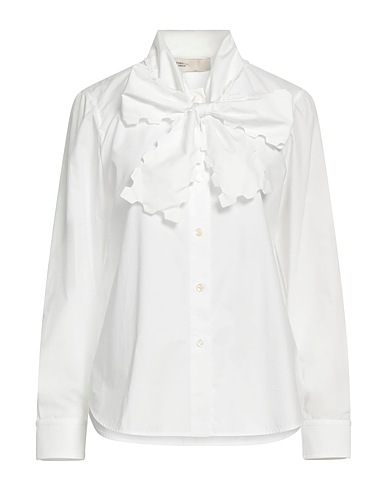 TORY BURCH Shirts & blouses with bow White 100% Cotton
