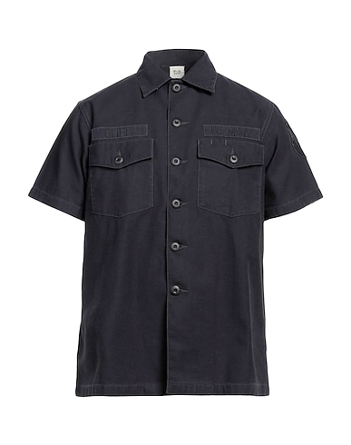 MAHARISHI Solid colour shirt Black Organic cotton