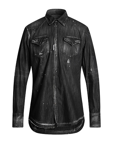 DSQUARED2 Denim shirt Black 100% Cotton