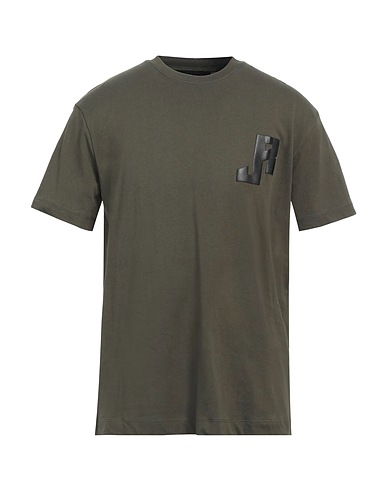 JOHN RICHMOND T-shirt Military green 100% Cotton