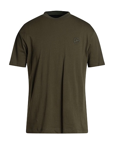 JOHN RICHMOND T-shirt Verde militare 100% Cotone