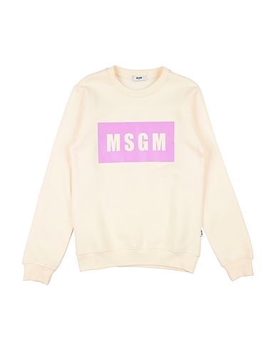 MSGM Sweatshirt Ivory 100% Cotton