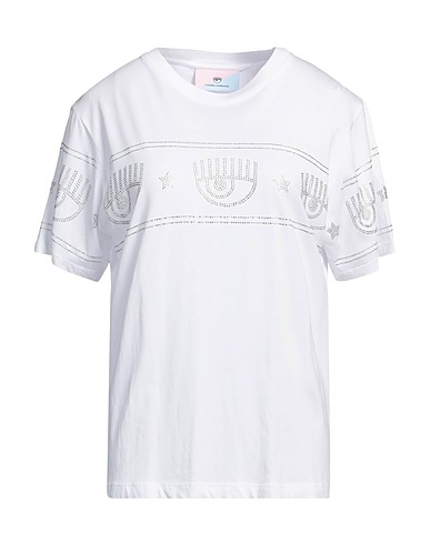 CHIARA FERRAGNI T-Shirt Weiß 100% Baumwolle