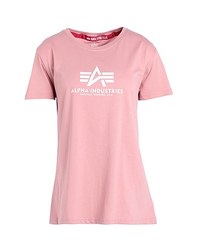ALPHA INDUSTRIES Ｔシャツ ピンク コットン 100%