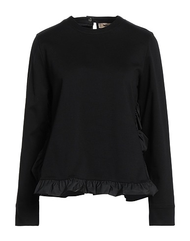 HERNO Sweatshirt Black 100% Cotton, Polyester