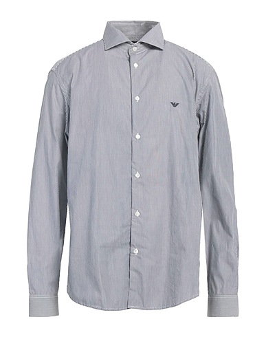 EMPORIO ARMANI Striped shirt Black 100% Cotton