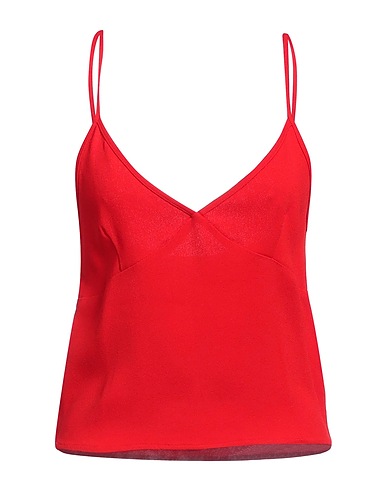 AMI ALEXANDRE MATTIUSSI Cami Red 97% Viscose, 3% Elastane