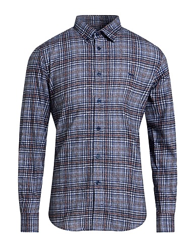 HARMONT & BLAINE Patterned shirt Midnight blue 100% Cotton