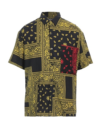 DESTIN Patterned shirt Yellow 100% Cotton