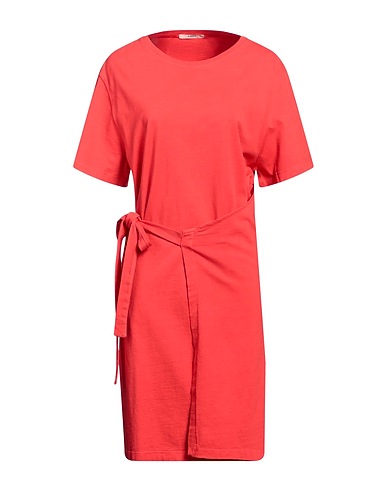 BARENA Short dress Red 100% Cotton