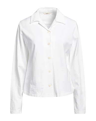 BARENA Solid colour shirts & blouses White 100% Cotton
