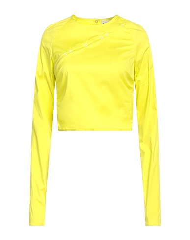 GANNI Top Lime green 75% Cotton, 22% Polyamide, 3% Elastane